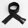 Zíper de Nylon Grande Personalizado 5mm Abertura Livre Molde de Injeção Reversa Plaquete de Jaqueta Roupas Zíper Longo Fábrica Atacado