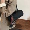 Bolso de Mano de Otoño Retro de Alta Gama Bolso de Mujer 2025 Nuevo Bolso Bowling Simple Versátil Bolso de Hombro Axila