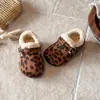 2026 Novos Sapatos Birkenstock Retrô Versáteis de Bico Redondo para Crianças Outono/Inverno Unissex Infantil Aveludado Espesso Quente Solado Espesso Sapatos de Algodão