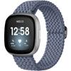 Para Fitbit Sense2 Versa3/4 Correa Banda Elástica de Nailon Trenzada Ajustable Correa Deportiva para Reloj