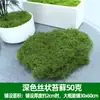 Musgo Artificial Simulada Decoraciones de Micro-Paisaje Césped Musgo Bonsái Maceta Decoración Paisajismo Falso Musgo de Lana Filamentoso