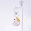Venta al por mayor transfronteriza Gato de la Suerte Japonés Lacado Omamori Campana de Agua Colgante Campana de Oración de Buena Suerte Llavero Adorno