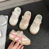 Zapatillas deportivas para niños, nuevo modelo de otoño, zapatillas rosas ligeras de suela blanda para niñas, zapatillas casuales elegantes y versátiles para niños