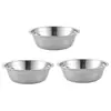 Juego de regalo de lavabo pequeño de acero inoxidable transfronterizo para el hogar, hotel, comedor, lavabo de regalo, tazón de acero inoxidable, tazón, disponible, venta al por mayor