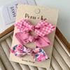 Moño Estilo Coreano Clip para Cabello de Niños Nuevo Lindo Niña Pequeña Floral Accesorios para el Cabello Clip para Flequillo Set de 3 Clips para el Cabello