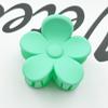 Pinza para el cabello esmerilada con agarre de flor transfronteriza, clip para la parte posterior de la cabeza, pinza para el cabello para cola de caballo, moño, horquilla con sentido sénior, clip de tiburón al por mayor