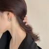 Pendientes Irregulares de Gota de Agua Geométricos para Mujer, Estilo Simple y Genial, Modernos Clips para Orejas de Moda para el Trabajo, Accesorios Creativos para Orejas