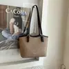 Bolso tote muy elegante y único, bolso de hombro de moda y a la moda, versión coreana bolso de hombro de gran capacidad