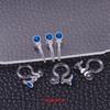 Pendientes de bricolaje, joyería ecológica de resina colgante transparente con clip para la oreja en forma de U, pendientes de clip sin orejas que combinan con todo, japoneses y coreanos, al por mayor