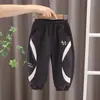 Pantalones para niño, otoño 2026 nuevos elegantes para bebé y niño, primavera y otoño, deportivos casuales, sudadera, de moda, venta al por mayor