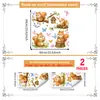 Uma Variedade de Adesivos de Parede de Animais Fofos de Desenho Animado para Sala de Estar, Quarto, Quarto de Crianças, Decoração de Parede de Fundo para Casa, Adesivos de Parede Autoadesivos