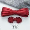 Botón de Cheongsam Botón Estilo Nacional Tejido a Mano Botón de Flor de Crisantemo Botón de Tela Retro Traje Tang Hanfu Botón Decorativo Accesorios