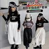 Chica Amazon 2024 danza jazz niños top ombliguero hip hop Hip Hop Hip Hop Traje Niña desfile de moda