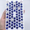 Accesorios para Uñas con Forma de Corazón Inclinado y Base Puntiaguda, Pedrería de Forma Irregular, Pedrería de Vidrio Multifacética, Joyería de Cristal al por Mayor, Arte para Uñas, Estilo de Lujo Ligero