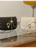 Bolsa transversal nova bolsa de corrente pequena bolsa quadrada design de nicho textura de alta qualidade bolsa de ombro único bolsa feminina pequena estilo Chanel