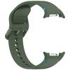 Adequado para Samsung Galaxy Watch 8 8Classic Pulseira de Silicone Costurada Duas Cores Esportiva