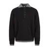228 Sudadera de Punto de Color Puro Simple, Diseño de Dos Piezas Falsas Estilo Perezoso, Ropa de Punto Callejera de Moda para Hombre, Suelta de Alta Gama
