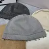 Gorro de Punto Negro Estilo Coreano, Delgado y Dulce, Moda Fresca para Todas las Estaciones, Turbante Pequeño Adelgazante, Gorro de Moda Caliente para Chicas