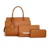 Conjunto de Bolsas Femininas com Várias Peças Comércio Exterior Transfronteiriço Bolsa de Ombro Transversal de Grande Capacidade Bolsa de Ombro Feminina Moda Tendência 2025 Novo Atacado