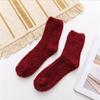 Calcetines de Coral Fleece de Invierno Personalizados Transfronterizos para Hombre, Calcetines Gruesos de Coral Fleece para Casa, Calcetines Calentadores para el Suelo, Calcetines de Media Caña para Hombre