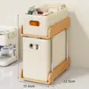 Caixa de armazenamento de absorventes higiênicos, prateleira de absorventes higiênicos em camadas para banheiro, organizador retrátil para lenços de papel e protetores diários