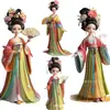 Llavero de Dama del Palacio Tang Colgante para Coche y Bolso Muñeca Plana Linda Estilo Antiguo Regalo Día del Niño Colgante Decorativo