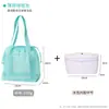 Bolsa de playa de malla, bolsa de almacenamiento para artículos de tocador de viaje, bolso tote calado, bolsa con cordón, bolsa de compras plegable, bolsa interior