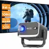 Nuevo Proyector PTZ para el Hogar 1080p HD Portátil Enfoque de Teléfono Móvil Oficina Cine en Casa