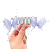 2025 Nuevo para Niñas Verano Fresco Perla Transparente Mariposa Peine Invisible Gadget Práctico Extractor de Mechones Sueltos para Frente y Parte Posterior de la Cabeza Clip
