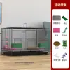 Jaula para Conejos para Uso Doméstico en Interiores, Tamaño Grande, Adecuada para Criar Conejos, Cobayas y Otros Animales Pequeños, con Limpieza Automática de Residuos, Casa para Conejos Mascotas, Jaula para Conejos