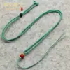 Cuerda Fina para Collar Colgante Cuerda de Colgante Multicolor Cuerda de Colgante Ajustable Hilo de Jade Cuentas de Jade y Oro Cuentas Rojas Cuenta Superior Joyería Cuerda para Colgar Diseño Simple
