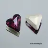 Dongzhou Diamante de Corazón Torcido con Punta Inferior de 16 mm Accesorios para Joyería DIY Diamante de Cristal con Forma Especial Joyería de Diamante Collar Joyería de Diamante al por Mayor