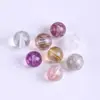 Cenhai Zafiro Azul Cuentas Sueltas Lepidolita Natural Piedra Lunar Gris Piedra Lunar Blanca Cristal de Fresa Cristal Blanco Pulsera Cuentas