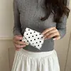 2026 Novo Modelo Mini Carteira de Moedas Feminina Porta-Cartão de Bolinhas em PU Multi-slots para Cartões Bolsa Clutch Portátil Bolsa Simples da Moda