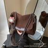 Bolso de Gran Capacidad para la Axila para Mujer 2026 Otoño e Invierno Nuevo Estilo Bolso Tote Texturizado de Nicho Francés Bolso de Hombro Cruzado de Moda