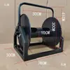 Manguera de salida de agua para lavadora de autos de alta presión, carrete de manguera, manguera de alambre de acero a prueba de explosiones, estante de almacenamiento, accesorios de limpieza, enrollador de bobina
