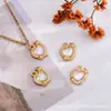 Colgante de Acero Inoxidable con Forma de Corazón Incrustado de Diamantes, Diseño de Nicho Dulce y Genial, Accesorios de Joyería DIY para Pulseras y Collares