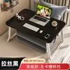 Mesa pequeña plegable para camas elevadas, escritorio de computadora, escritorio de estudio para dormitorios estudiantiles, escritorio de escritura para ventanales, mesa de suelo para dormitorio