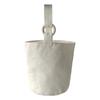 Bolso de Lona 2026 Modelo Nuevo Bolso Cubo de Gran Capacidad Bolso Tote en Blanco para DIY Bolso de Tela Simple Venta al por Mayor