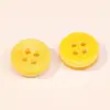Botões Coloridos em Cores de Doce Botões para Roupas Infantis Acessórios Acessórios de Vestuário Fábrica de Botões Wanma Atacado Botões Redondos de Quatro Furos