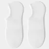 Meias Esportivas Cano Curto de Algodão Puro para Homens com Painel Lateral, Meias Invisíveis Antiderrapantes de Silicone de Corte Baixo, Meias Curtas de Verão Ultrafinas, Meias Zhuji