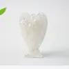 Figura de Ángel de Cristal Natural Rellena de Resina Decoración del Hogar Amuleto de la Suerte Escultura de Ángel de Cristal Hecha a Mano
