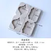 Moldes de Silicone para Folhas de Cera de Aromaterapia DIY, Vários Estilos de Combinação, Moldes de Etiqueta Suspensa de Gesso Perfumado de Furo Único e Múltiplas Formas