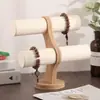 Soporte de exhibición para relojes, pantalla, marco de bambú de jade, accesorios para pulseras, anillo para el cabello, vitrina, cuerda para la cabeza, joyería, soporte para vestidor