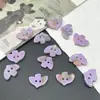 Botones coloridos pequeños de peces, mariposas, monedas, nubes, estrellas, triángulos, de dos agujeros irregulares y color degradado para ropa de niños y mujeres DIY