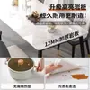 Mesa de comedor de losa de roca, adecuada para apartamentos pequeños, un juego de comedor elegante para la sala de estar, una combinación de mesa y sillas de comedor para el hogar de lujo ligero