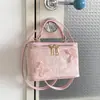 Nova Bolsa Feminina 2026, Pequena Bolsa Quadrada Tipo Caixa, Novo Estilo Chinês Jacquard Doce Borboleta Bolsa de Noiva, Bolsa de Festa