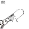 Acessórios Pequenos para Pesca Suprimentos de Pesca Conector Tipo B Pino Duplo Aço Inoxidável Equipamento de Pesca Acessórios de Pesca