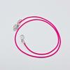Collar de cordón de cuero encerado de Corea de 1.5 mm/2 mm multicolor opcional accesorios de joyería DIY 100/bolsa al por mayor