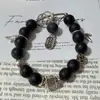 Novo Estilo Chinês Fantasma da Montanha Gastando Dinheiro Estilo Nacional Contas de Vidro Estilo Neutro Personalidade de Nicho Versátil Moda Pulseira de Casal Pulseira